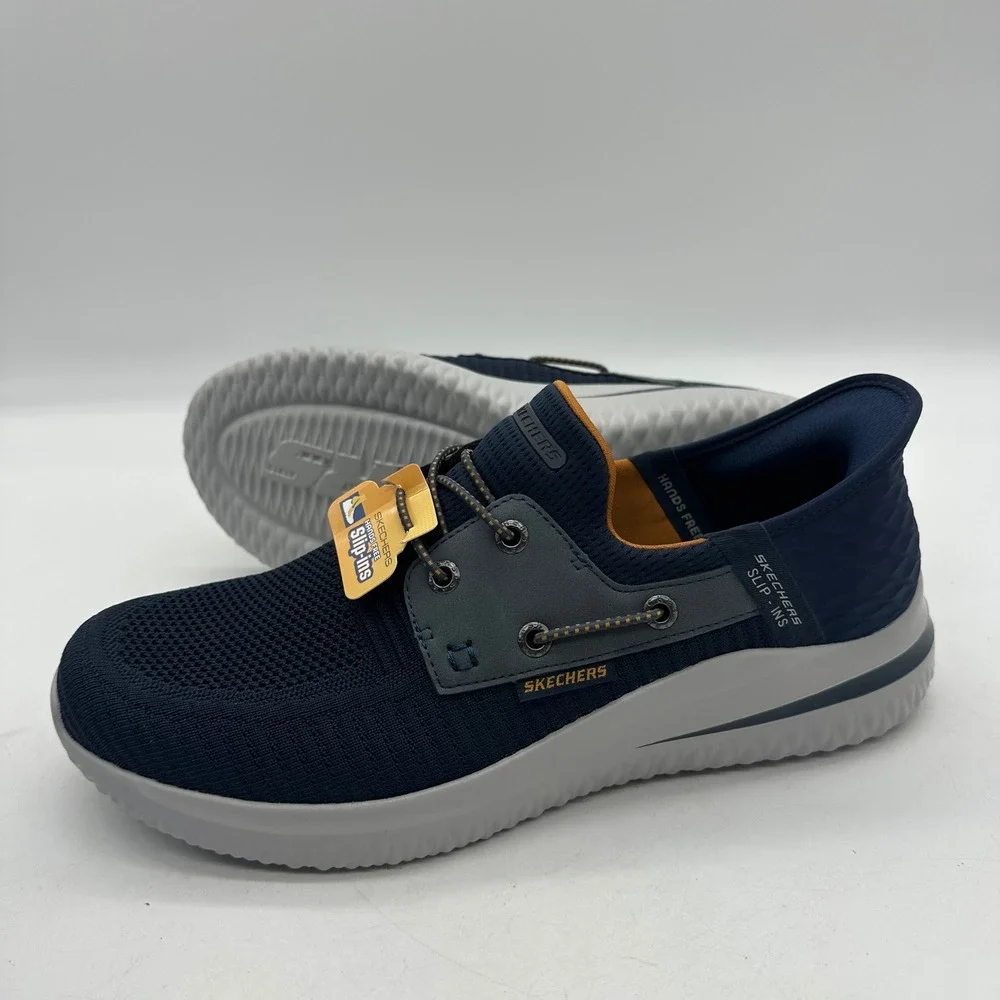 Skechers 210606 NVY Slip-ins Mens Size‎ 9 Delson 3.0 ROTH Hands Free Sneakers - Picture 7 of 13